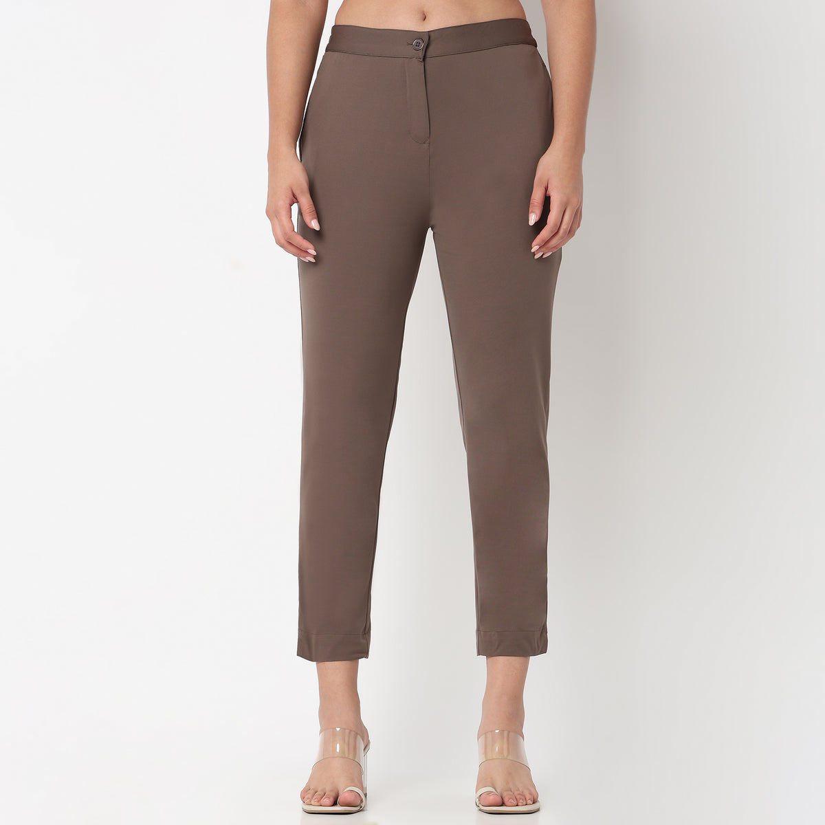 Slim Fit High Rise Pant