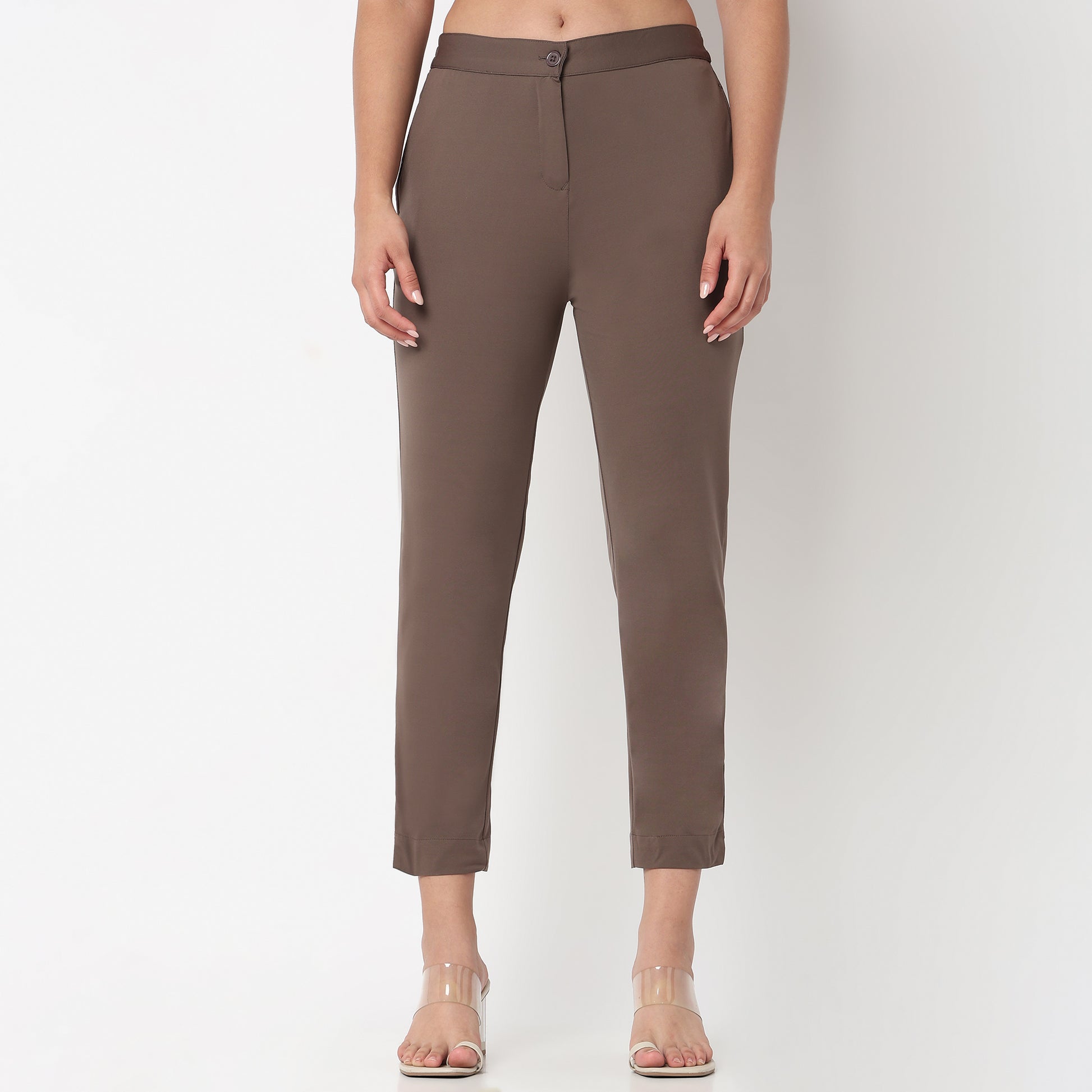 Slim Fit High Rise Pant