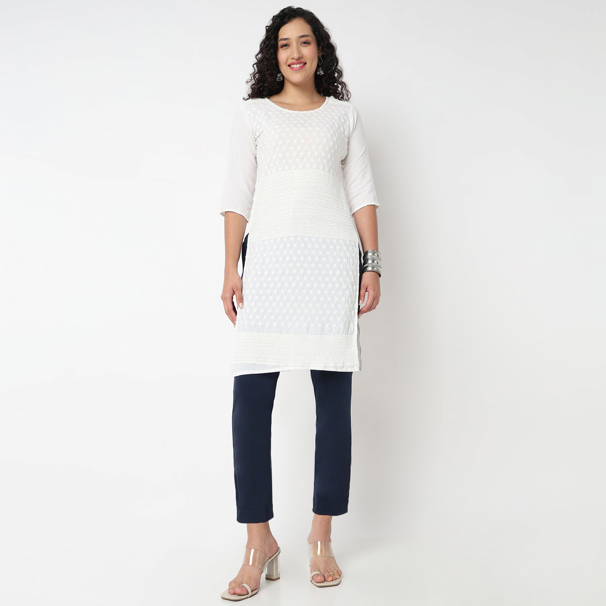 Slim Fit High Rise Pant