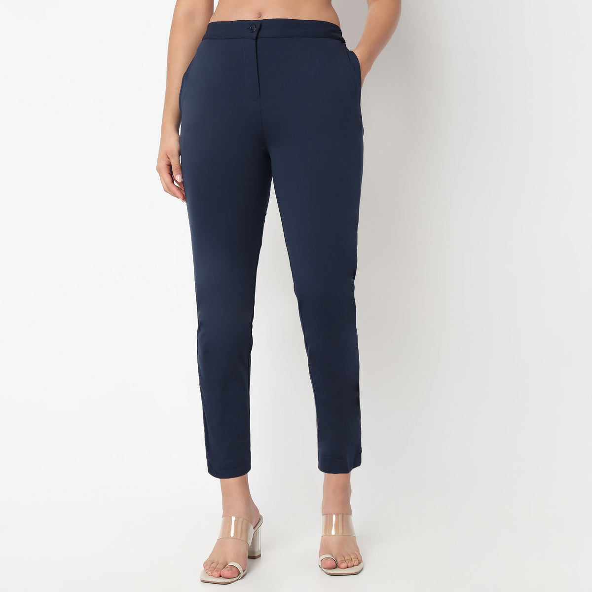 Slim Fit High Rise Pant