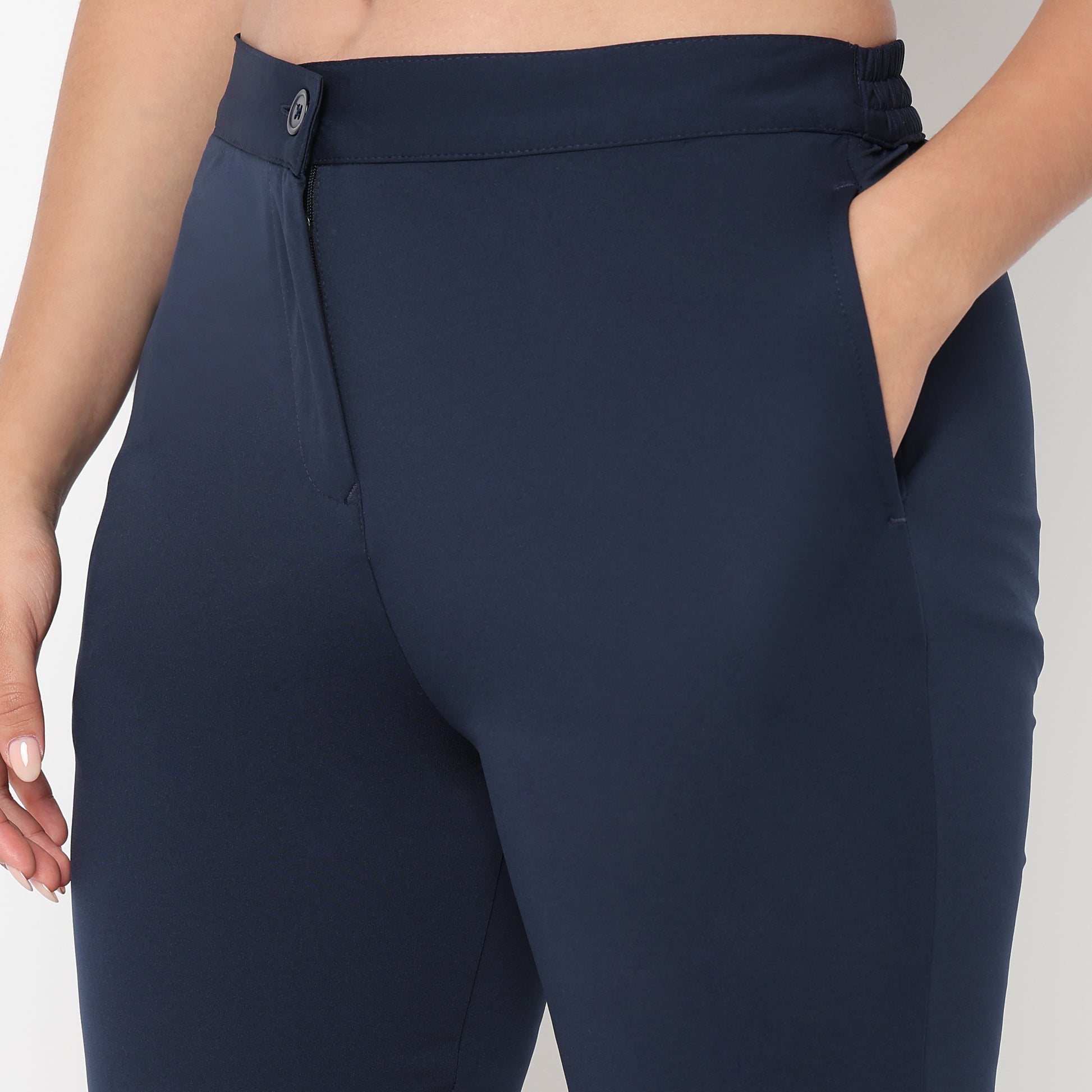 Slim Fit High Rise Pant