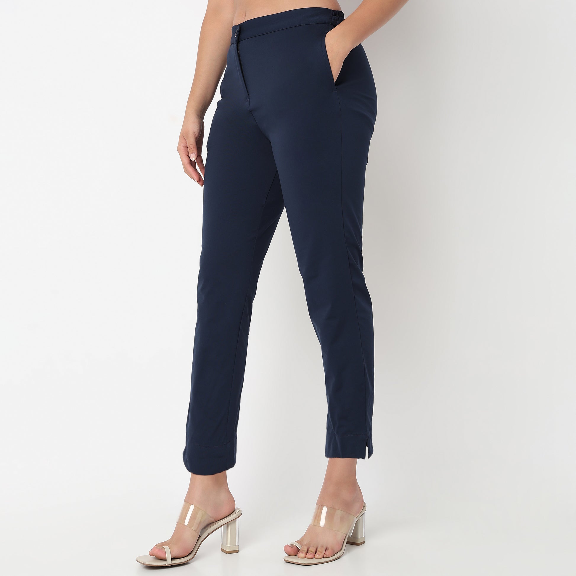 Slim Fit High Rise Pant
