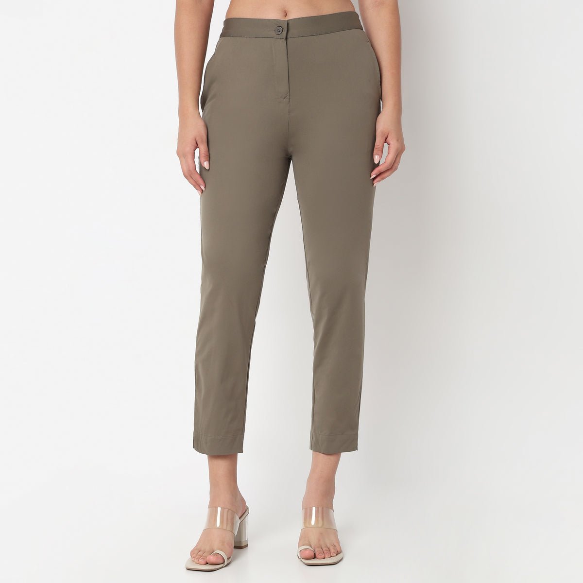Slim Fit High Rise Pant