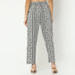 Straight Fit Printed Full Length Mid Rise Ethnic Pants
