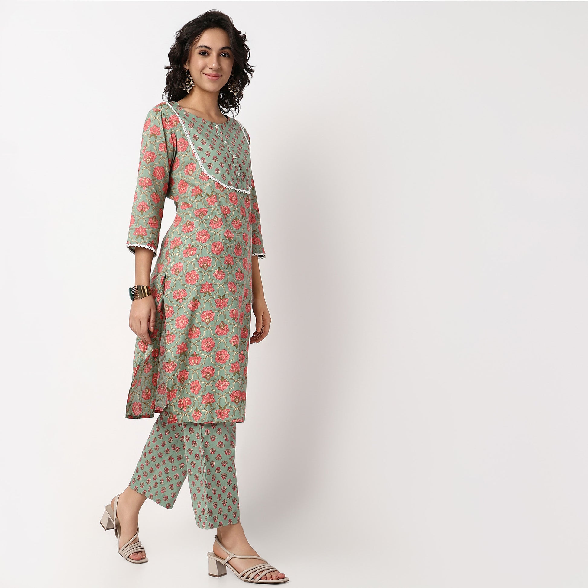 Ankle Length Straight Cord-It Pants