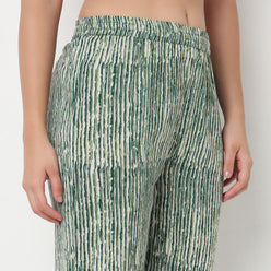 Printed Rayon Ankle Length Pants