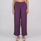 Straight Fit Mid Rise Easy Pants