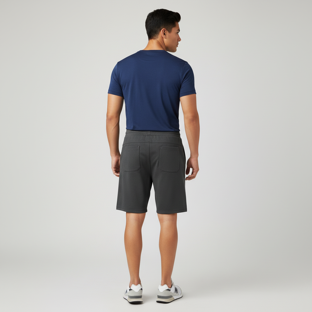 Knitted Solid Flexi Shorts