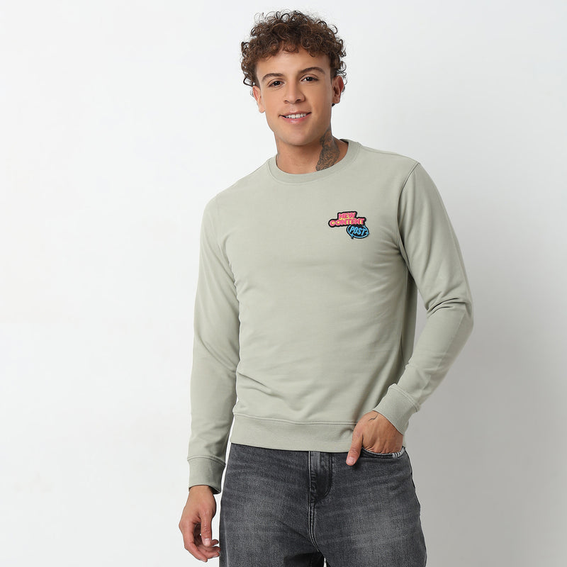 Regular Fit Graphic Sweatshirt