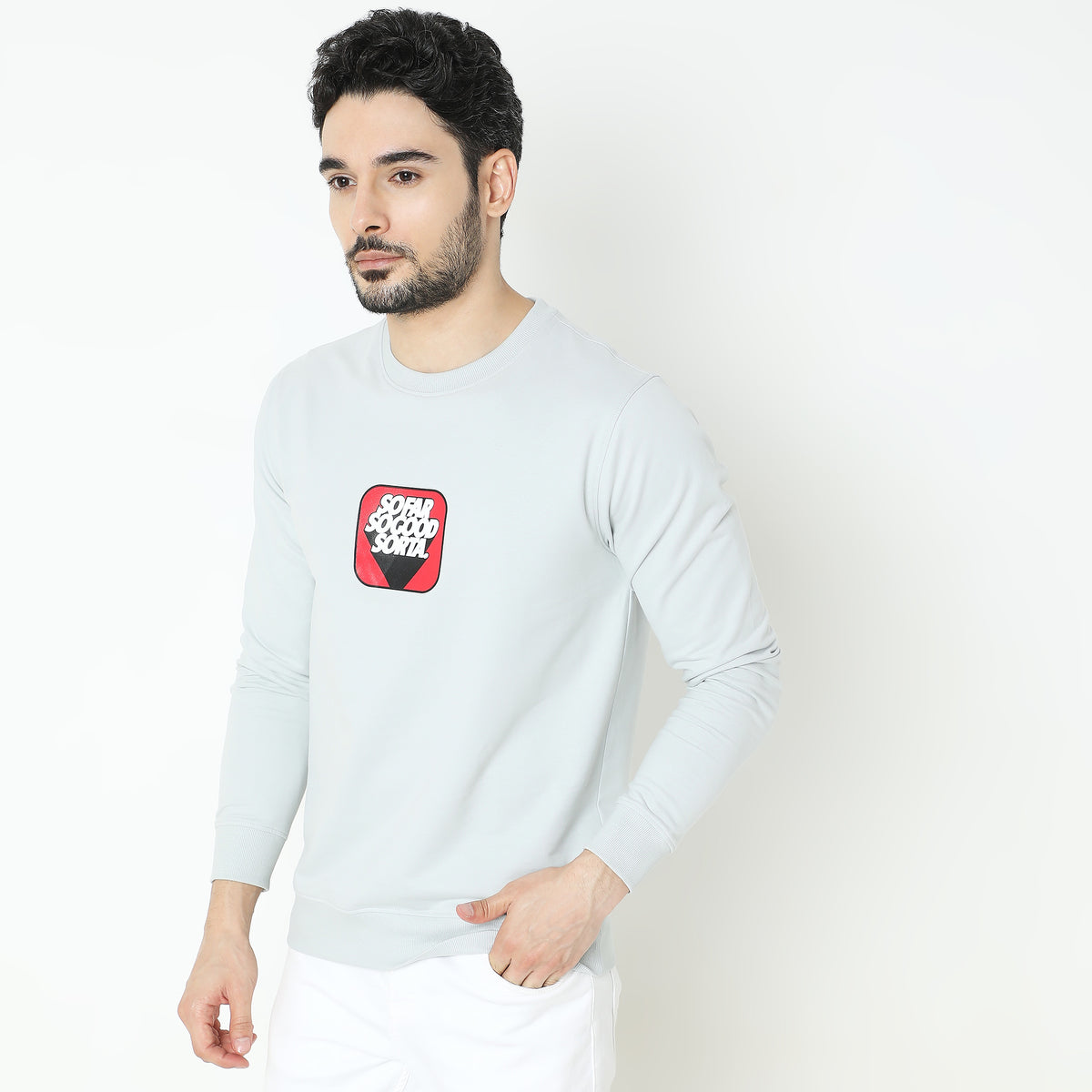 Regular Fit Graphic Sweat Tees