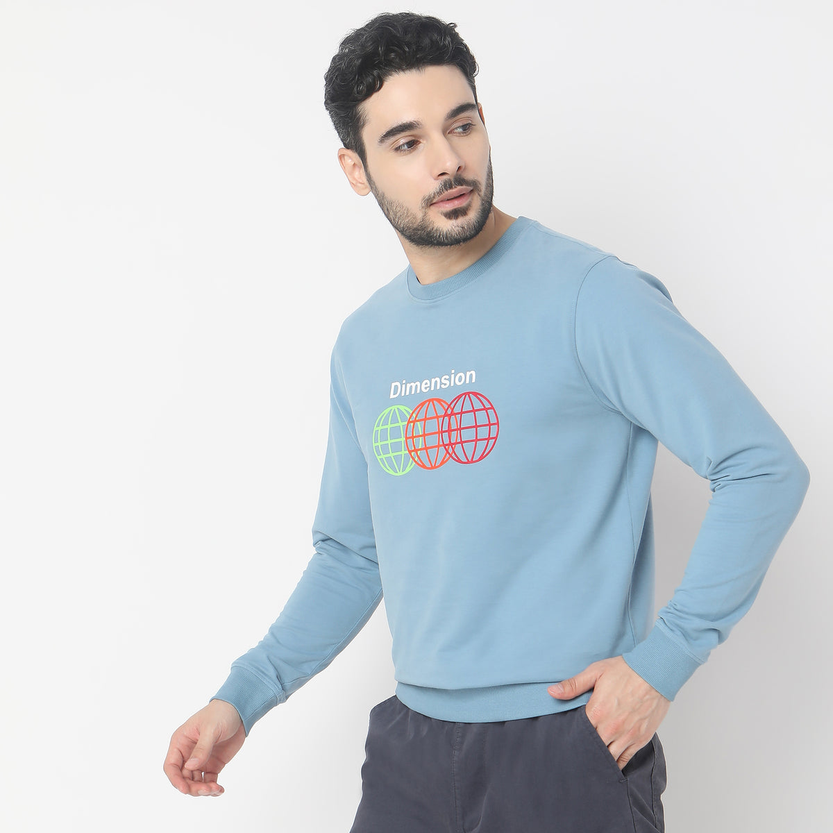 Regular Fit Graphic Sweat Tees