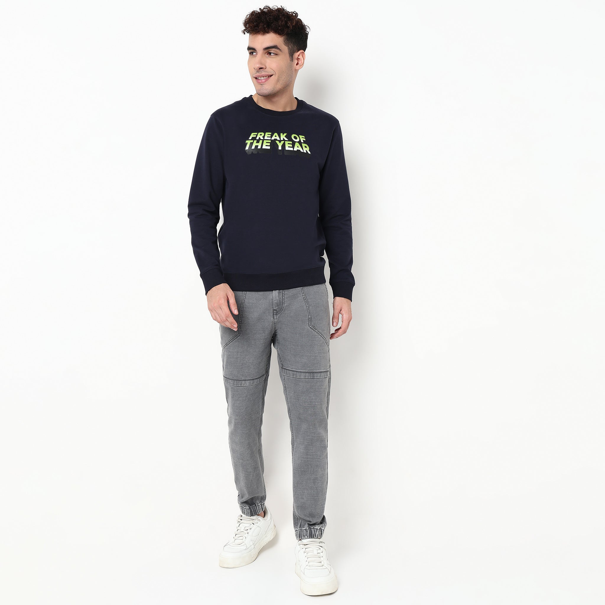 Graphic Cotton Spandex Sweat Tee