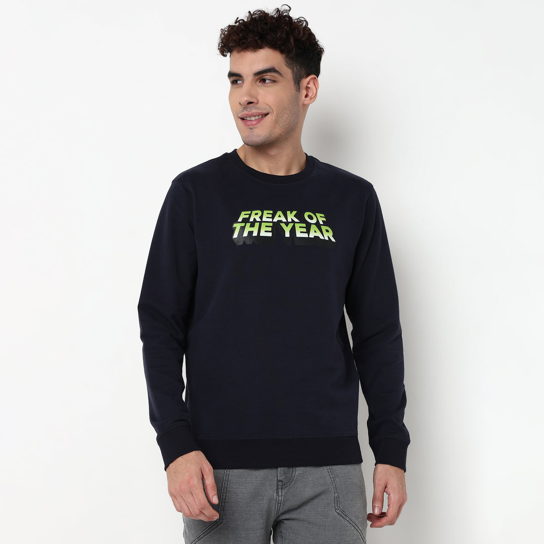 Graphic Cotton Spandex Sweat Tee
