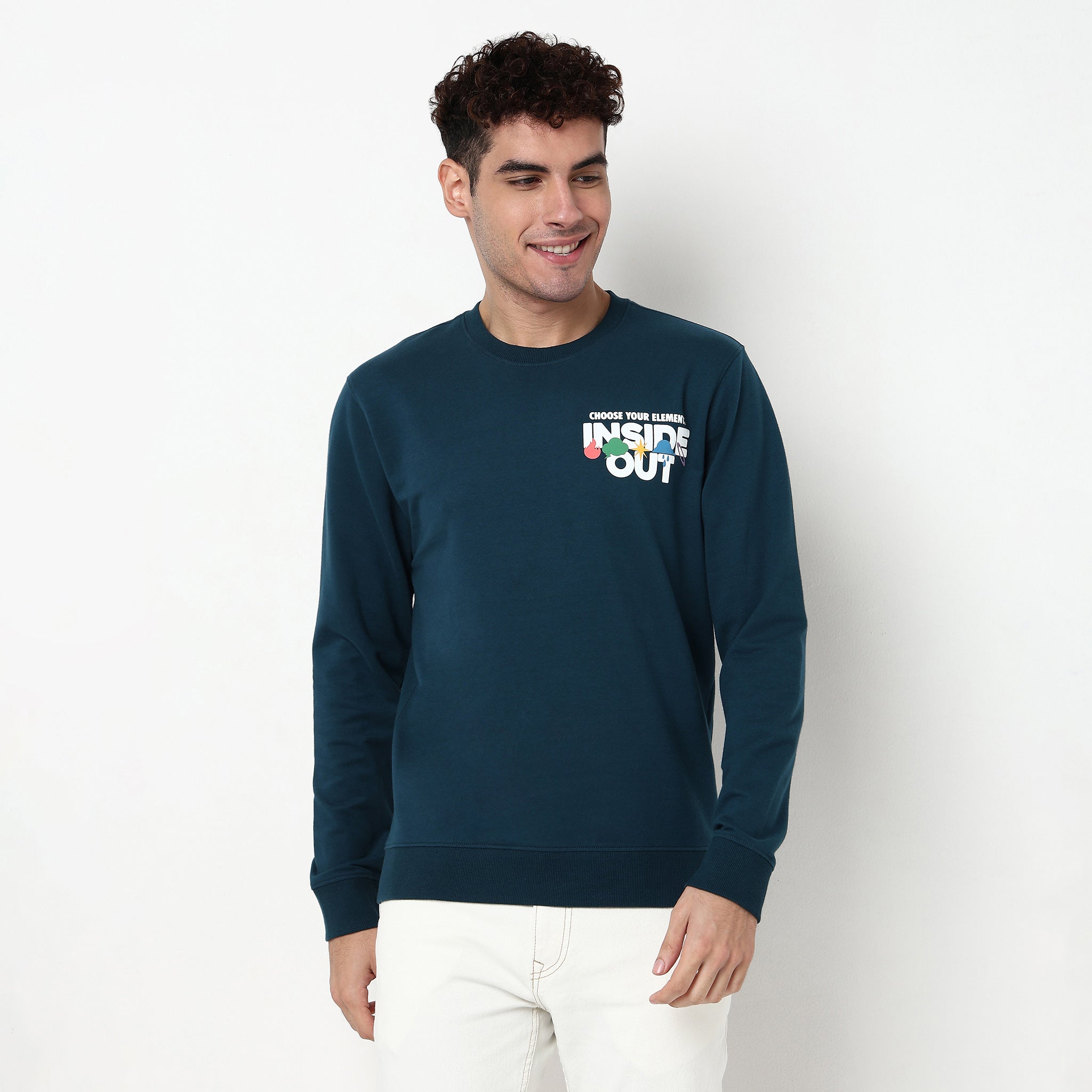 Graphic Cotton Spandex Sweat Tee