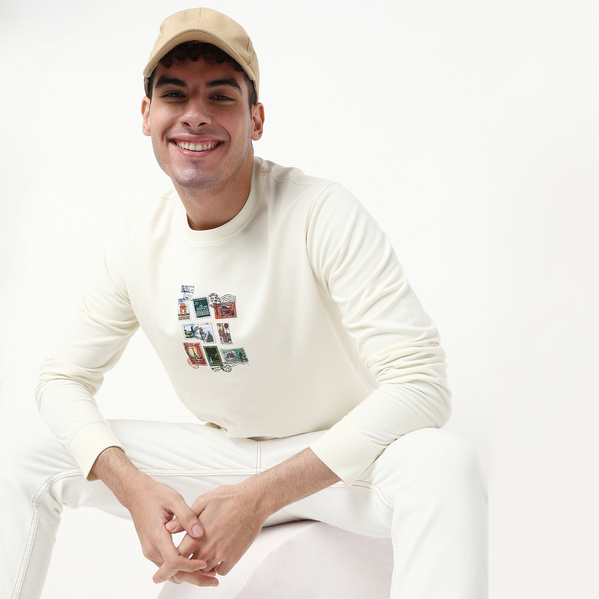 Graphic Cotton Spandex Sweat Tee