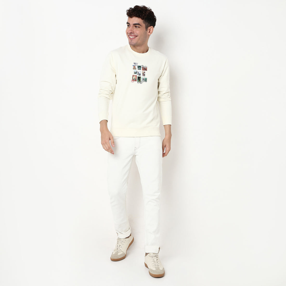 Graphic Cotton Spandex Sweat Tee
