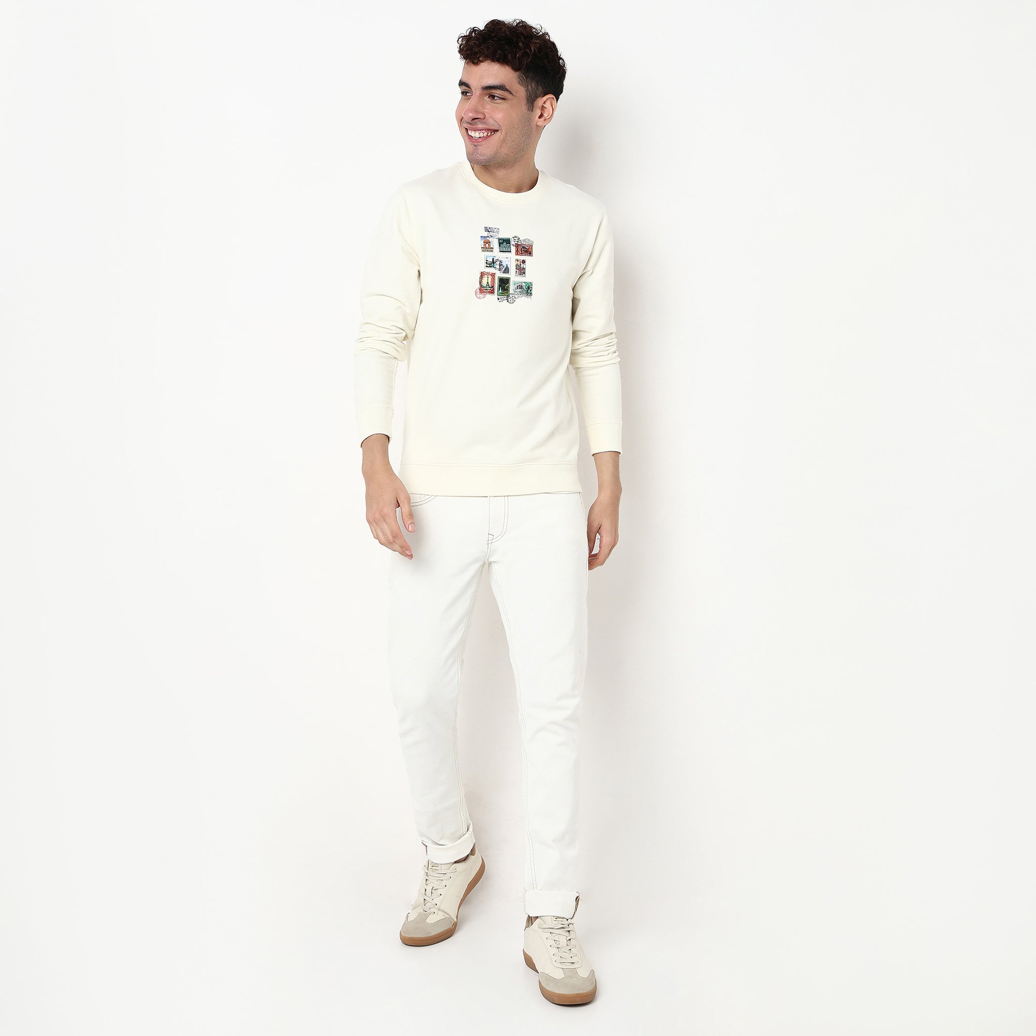 Graphic Cotton Spandex Sweat Tee