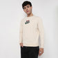 Crew Neck Graphic Sweat Tee