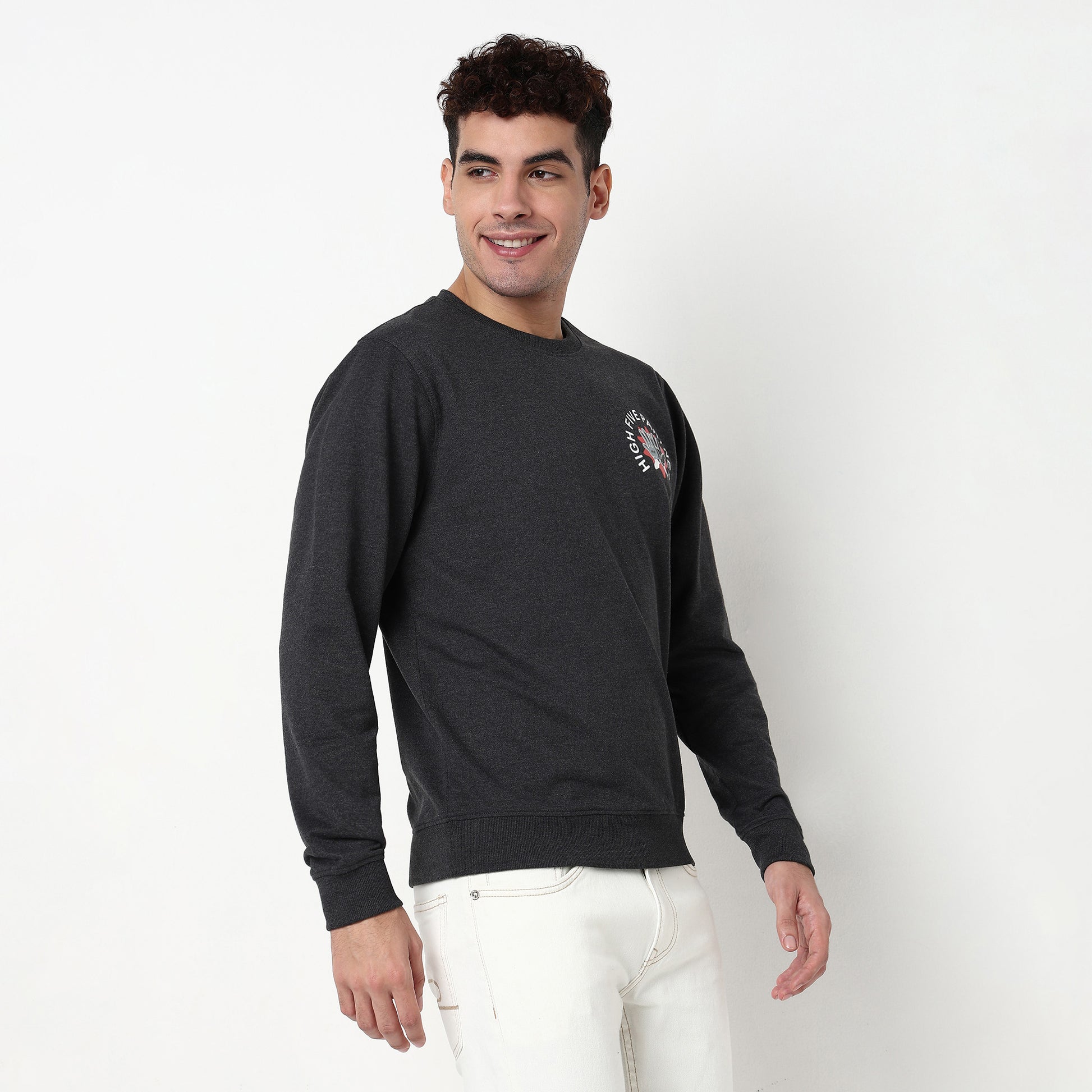 Graphic Cotton Polyester Sweat Tee
