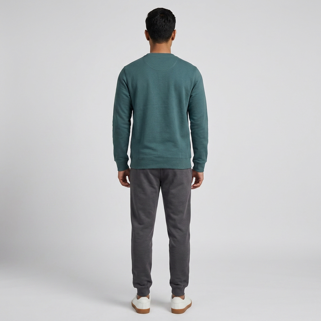 Cotton Graphic Crew Neck Sweat Tee