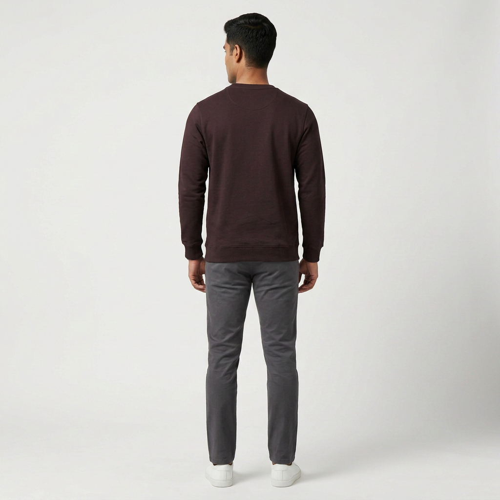 Cotton Graphic Crew Neck Sweat Tee