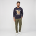 Cotton Graphic Crew Neck Sweat Tee