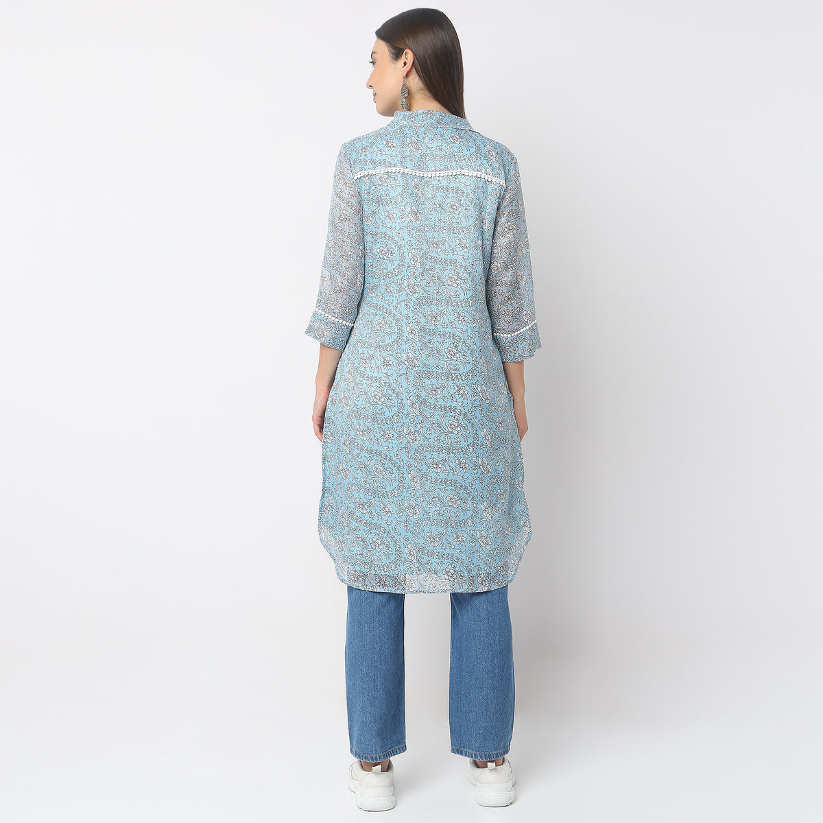 Flare Fit Printed Kurta