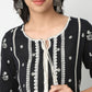 Straight Fit Embroidered Round Neck Kurta