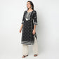 Straight Fit Embroidered Round Neck Kurta