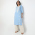 Straight Fit Embroidered Round Neck Kurta