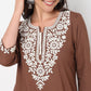Straight Fit Embroidered Kurta
