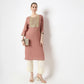 Straight Fit Embroidered Kurta