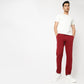Regualr Solid Mid Rise Pants