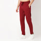 Regualr Solid Mid Rise Pants