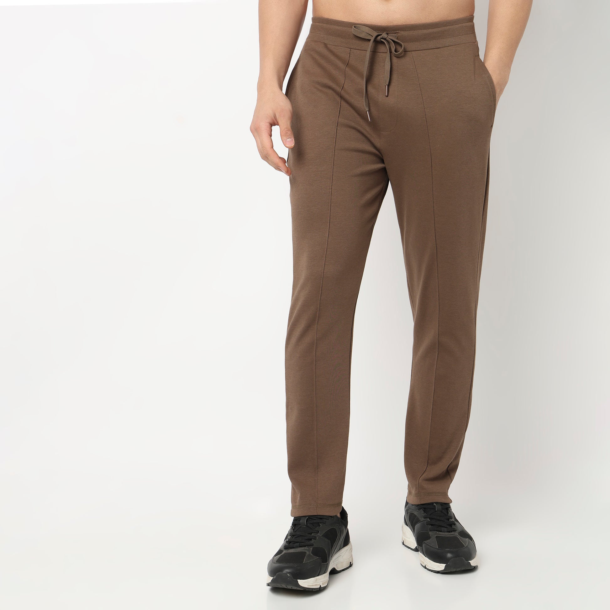 Solid Flexi Trackpants