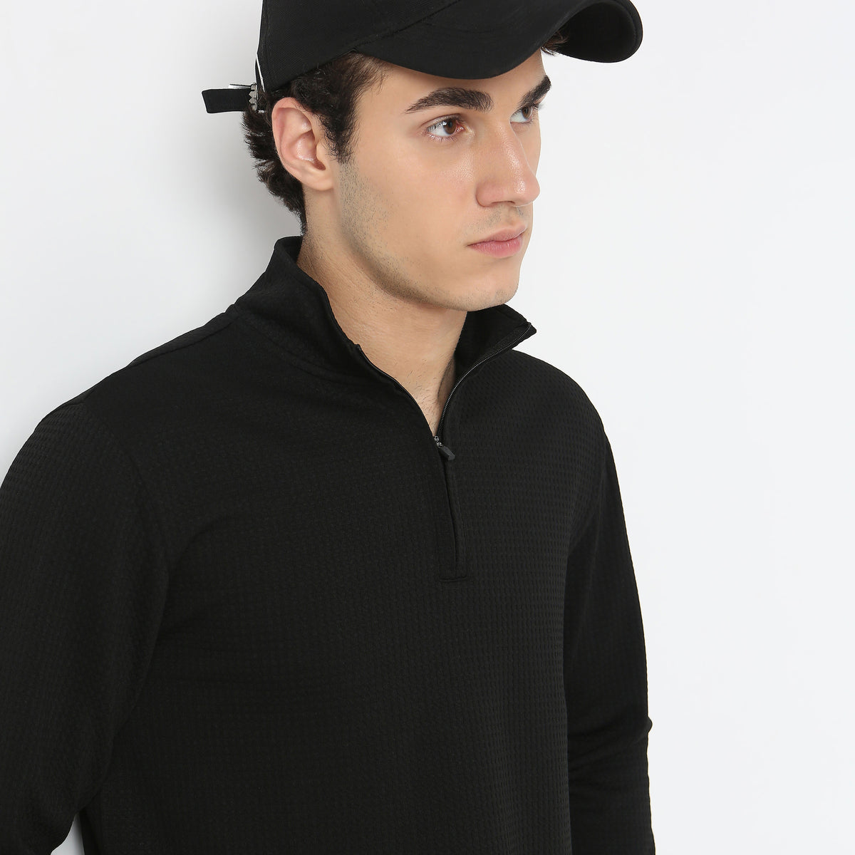 Regular Fit Solid Sweatshirt