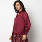 Buy Women Straight Fit Solid Full Sleeve Shirt  - Style Union