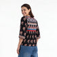 Cotton Printed A-Line Short Kurta