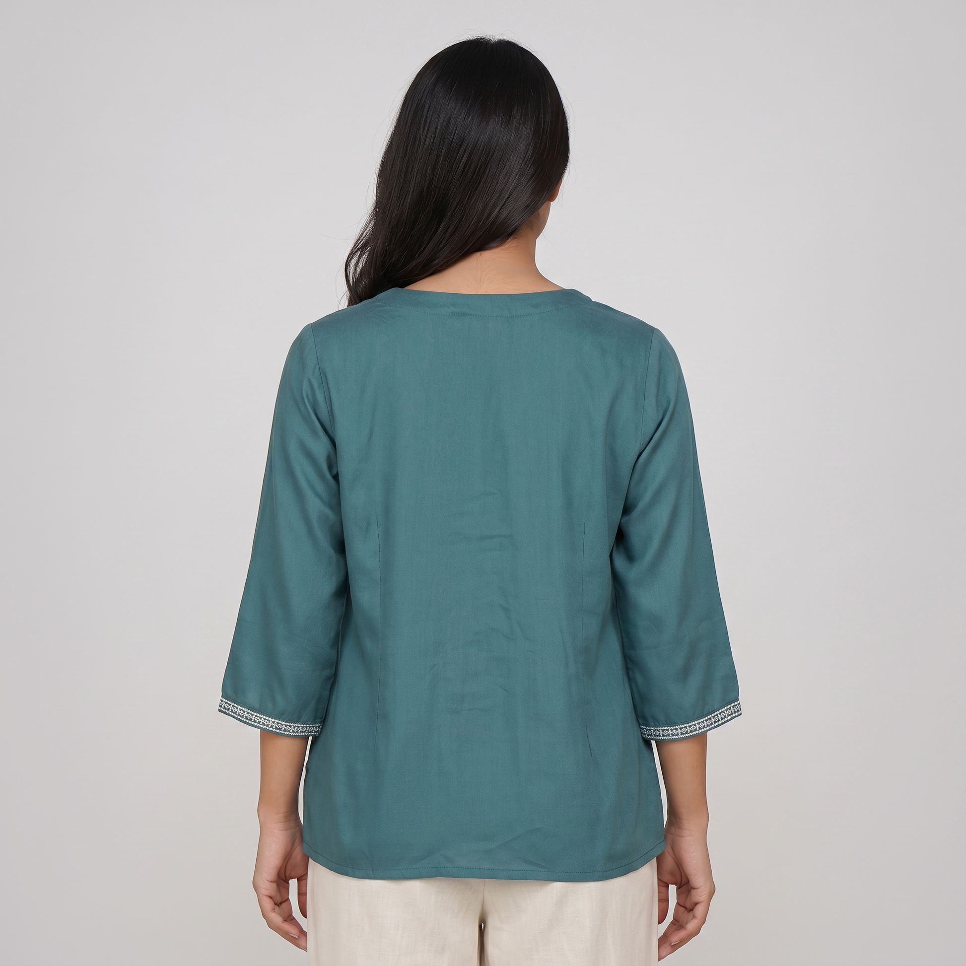 Embroidered Short Kurta