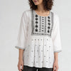 Rayon Printed Three-Fourth Sleeve Kurta