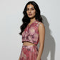 Printed Sleeveless Crop Top