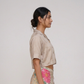 Solid Straight Crop Top