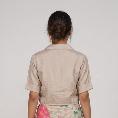 Solid Straight Crop Top