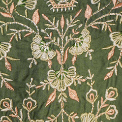 Embroidered V-Neck Short Kurta