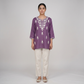 Embroidered Straight Short Kurta