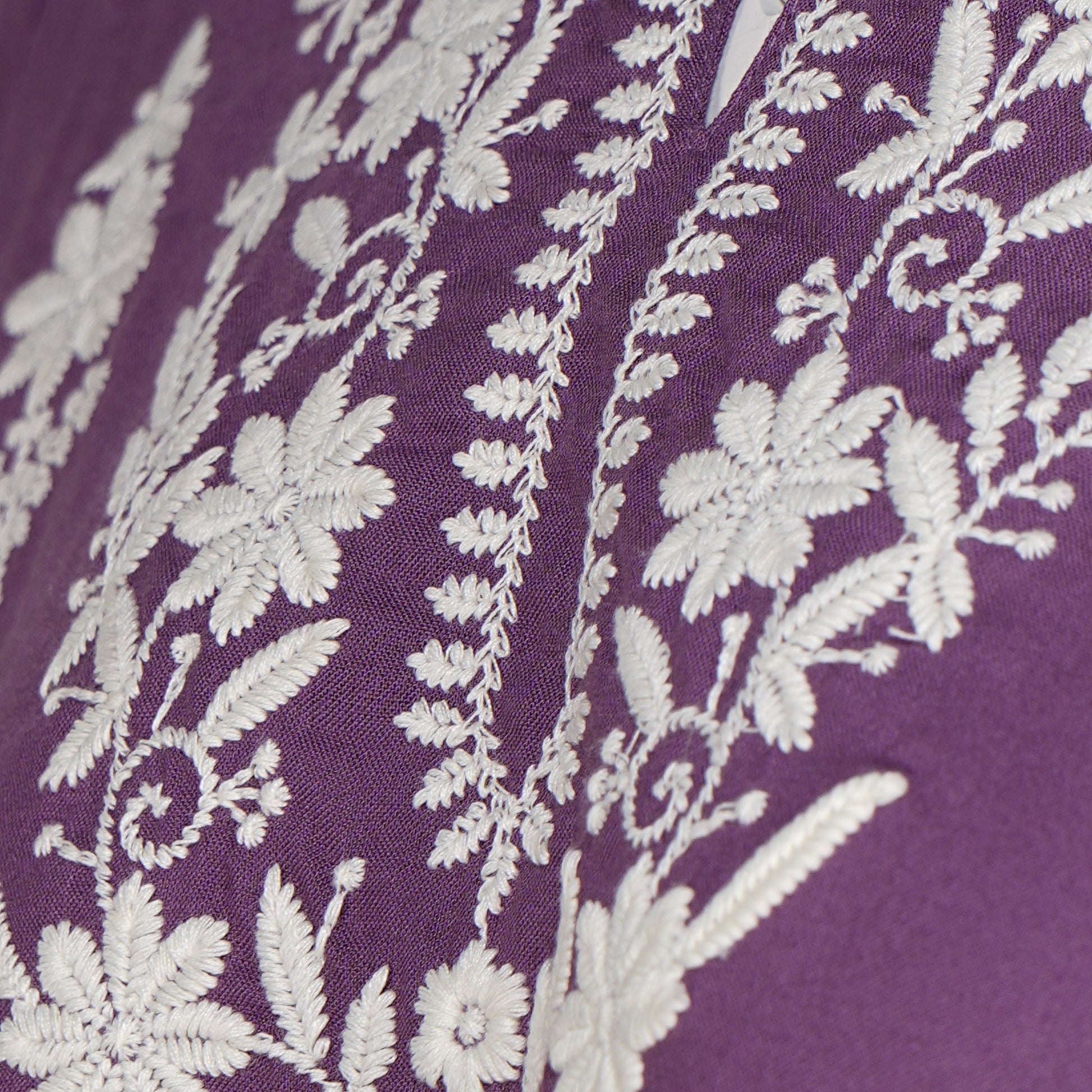 Embroidered Straight Short Kurta
