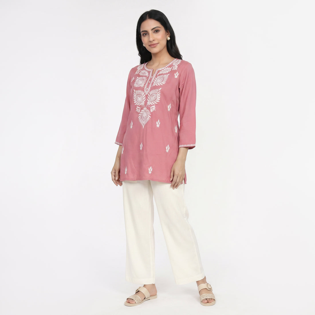 Embroidered Short Kurta