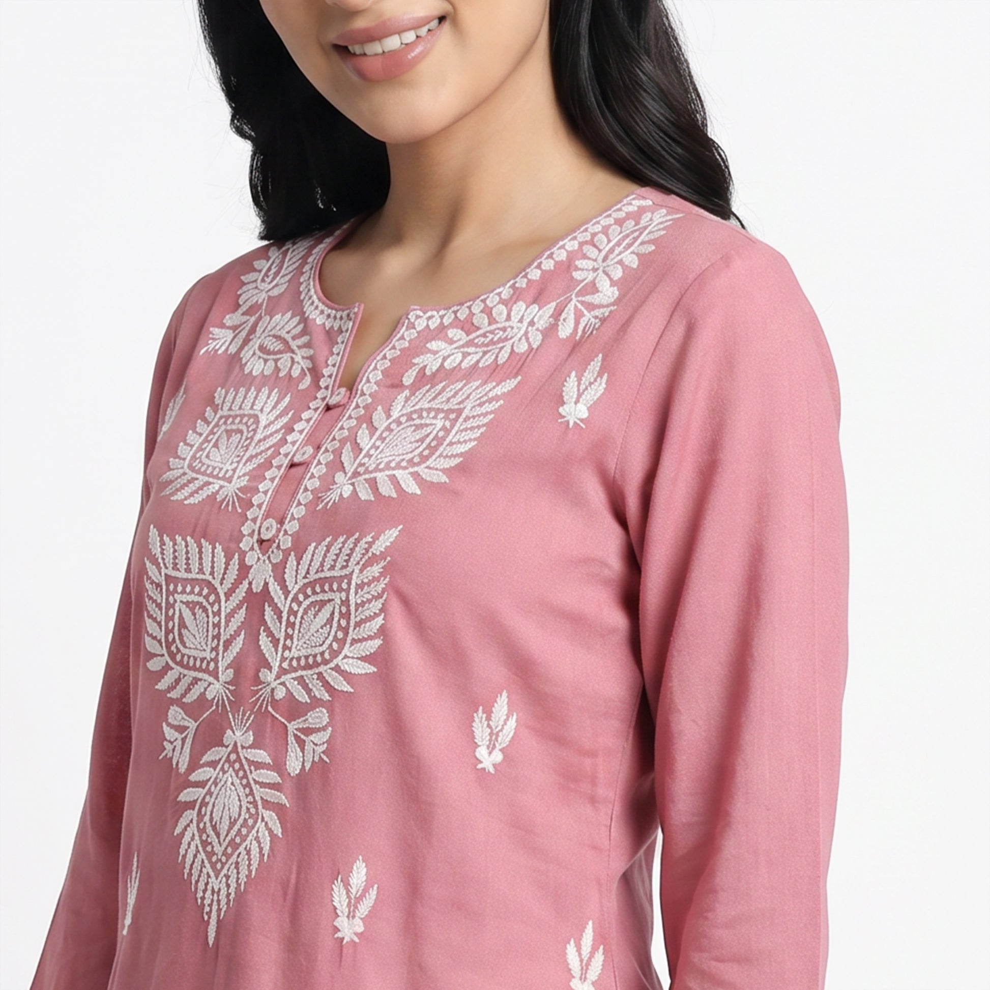 Embroidered Short Kurta