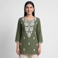 Embroidered Short Kurta