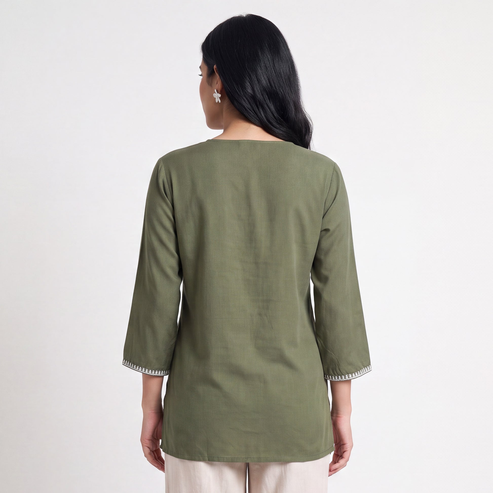 Embroidered Short Kurta